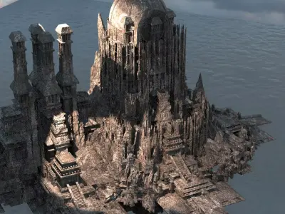 Philistine empire Towers 2  3D model