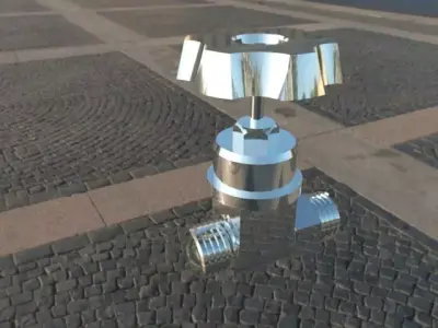 3D Gate valve 3D model