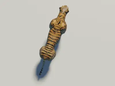Tiger rigged 3D Model 3D model