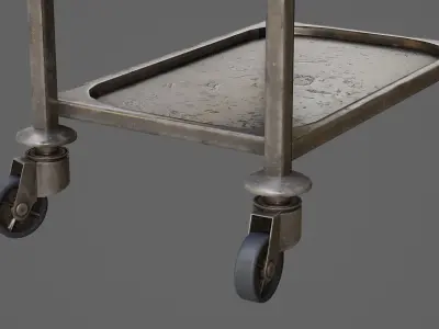 Industrial Tray Game Ready Model Low-poly 3D model
