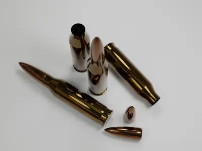 Cartridge Bullet Free 3D model