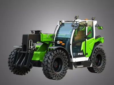 340G Telehandler 3D model