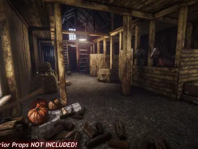 Farm Models Pack Unity Low-poly 3D model