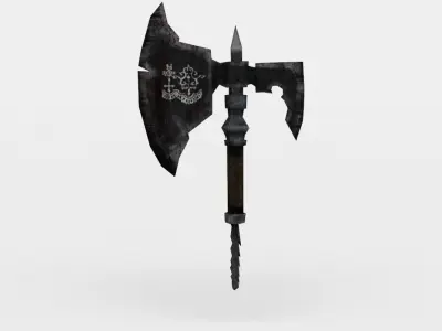 Axe Low-poly 3D model order