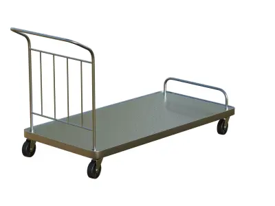 Roller Handcart Low-poly 3D model