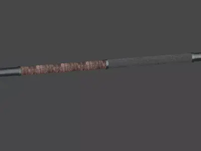 Medieval Sledge Hammer Low-poly 3D model