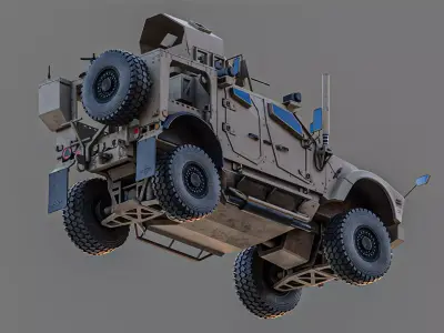 Oshkosh M-ATV Low-poly 3D model purchase