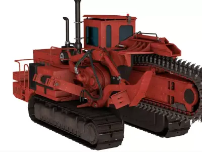Trencher Machine 3D model