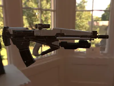 Machine Gun 3D model get