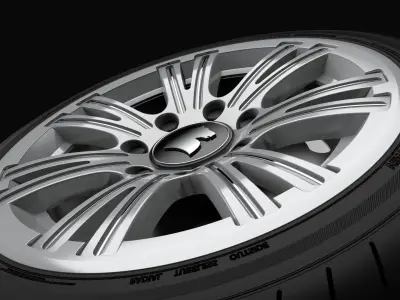 IKCO Wheel Concept by Free 3D model