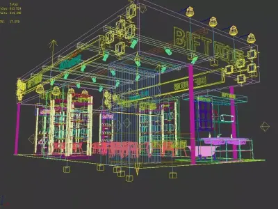 Exhibition - Area -6X12-3DMAX2009-015 3D model