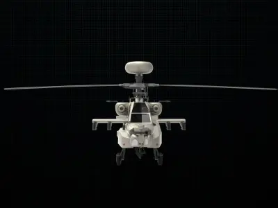 AH-64 Apache 3D model by octagram14