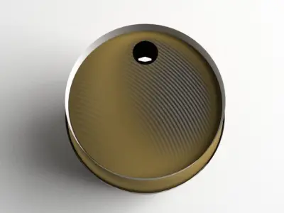 Barrel Wooden 1 Gallons 3D model