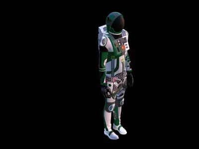 Astronaut Spacesuit Portugal 3D model