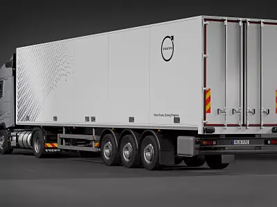 2025 Volvo FH Aero Gas Powered Globetrotter 3D model