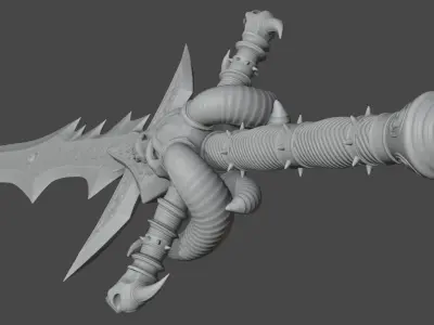 Lich King - Frostmourne 3D print model