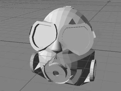 Gasmask Type 4 3D model