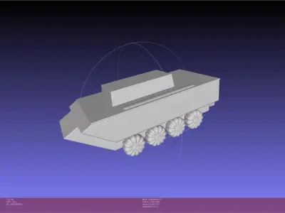 Magnet Coupling Experiment Amphibian RC Vehicle Basic Frame Free 3D print model