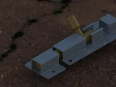 Tower Bolt 3D model