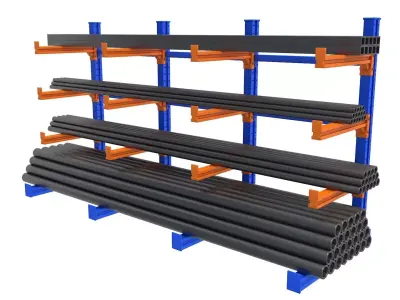 Cantilever Racking System 3D model purchase