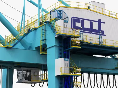  Port Terminal Crane Set 