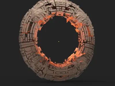 Angel Ascension ring 2 3D model