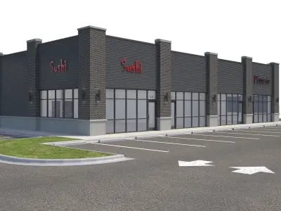 Retail-183 Retail Store 3D model