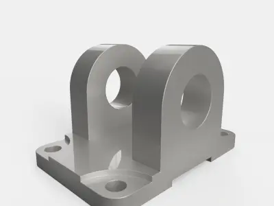 Mechanical Kitbash  Low-poly 3D model