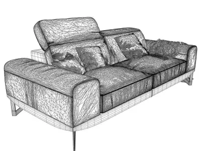 41 Sofa Natuzzi Italo part 1 3D model