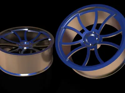 20 inch wheel Free 3D model