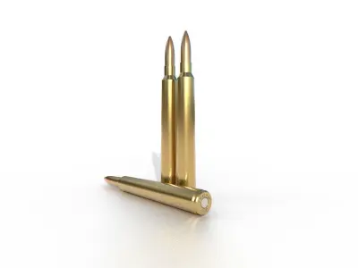 792 x 107 mm Polish Ammo Low-poly 3D model