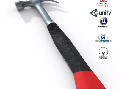 Hammer PBR Low-poly 3D model purchase