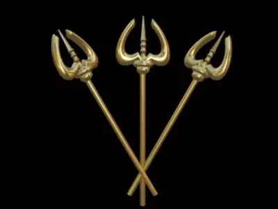 Hindu God Spear 3D model