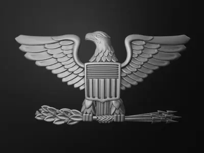 Air force colonel insignia  3D print model