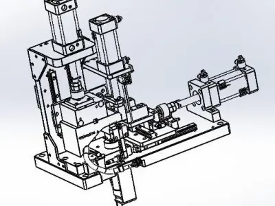 pneumatic clamp 3D model