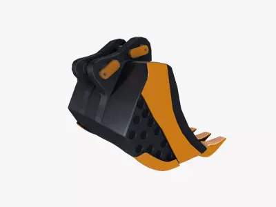 Excavator bucket 3D model buy
