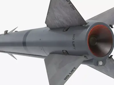 Raytheon AIM-120 Air To Air Missile 3D model