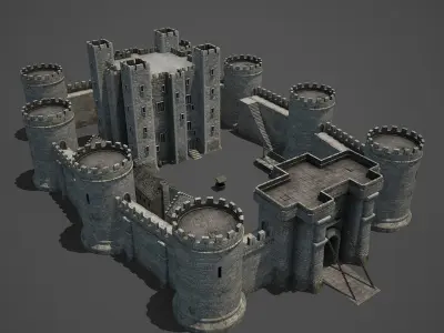 Medieval Castle  purchase 3D model