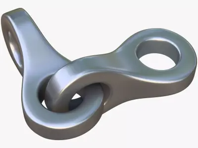 Chain Link Segment M1 3D model