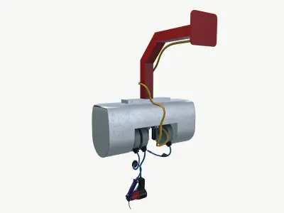 Pneumatic hanger 3D model