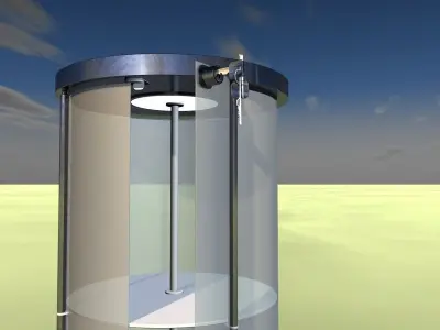 glass display case 3D model