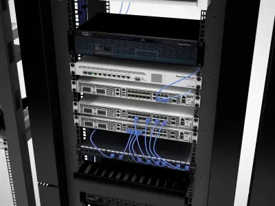  Server Room HD 3D model
