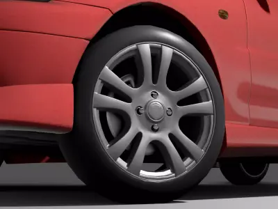Proton Wira 2001 3D model