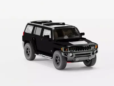 Hummer H3 Free 3D model by txyrm70