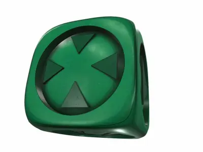 Dice play with figures 3D model