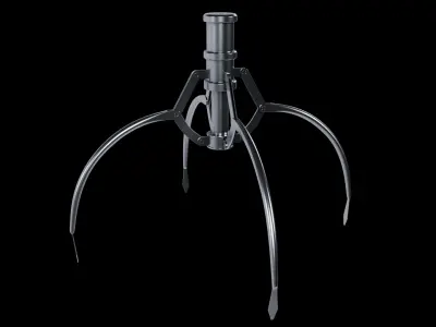 Metal Claw 11 with RIG 3D model