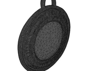 Ancient Medallion 3D Model Low-poly 3D model