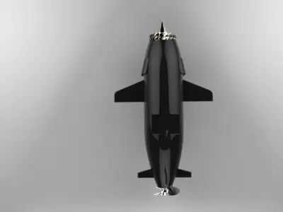 Intruder Submarine Free 3D model