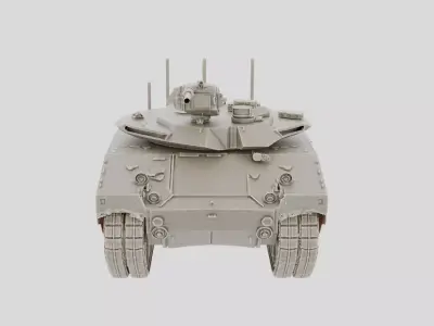 Armored Military Engineering Vehicle for 3D print 3D model