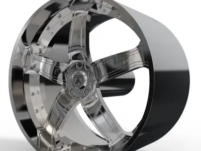 ASANTI AF165 WHEEL 3D MODEL 3D model